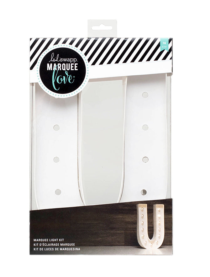 HS Marquee Love 12in Letter U