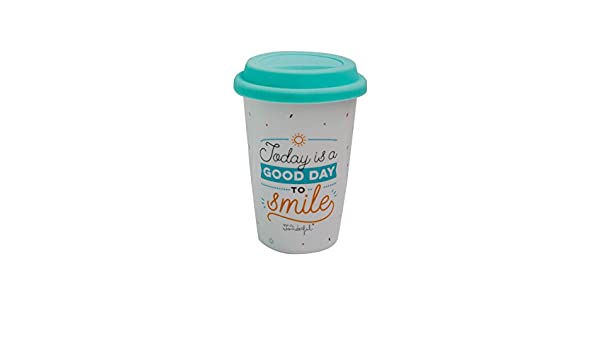 Taza Take Away Today is a good day to smile