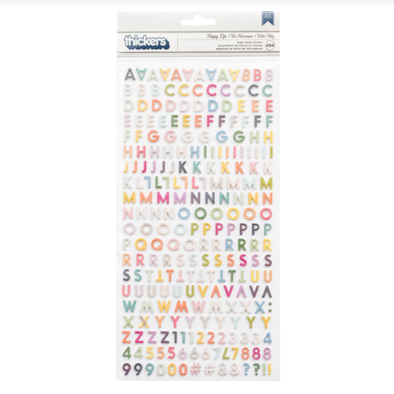 Thickers Pp Pe Whmsclthckrs alpha mini foam 494 pieces