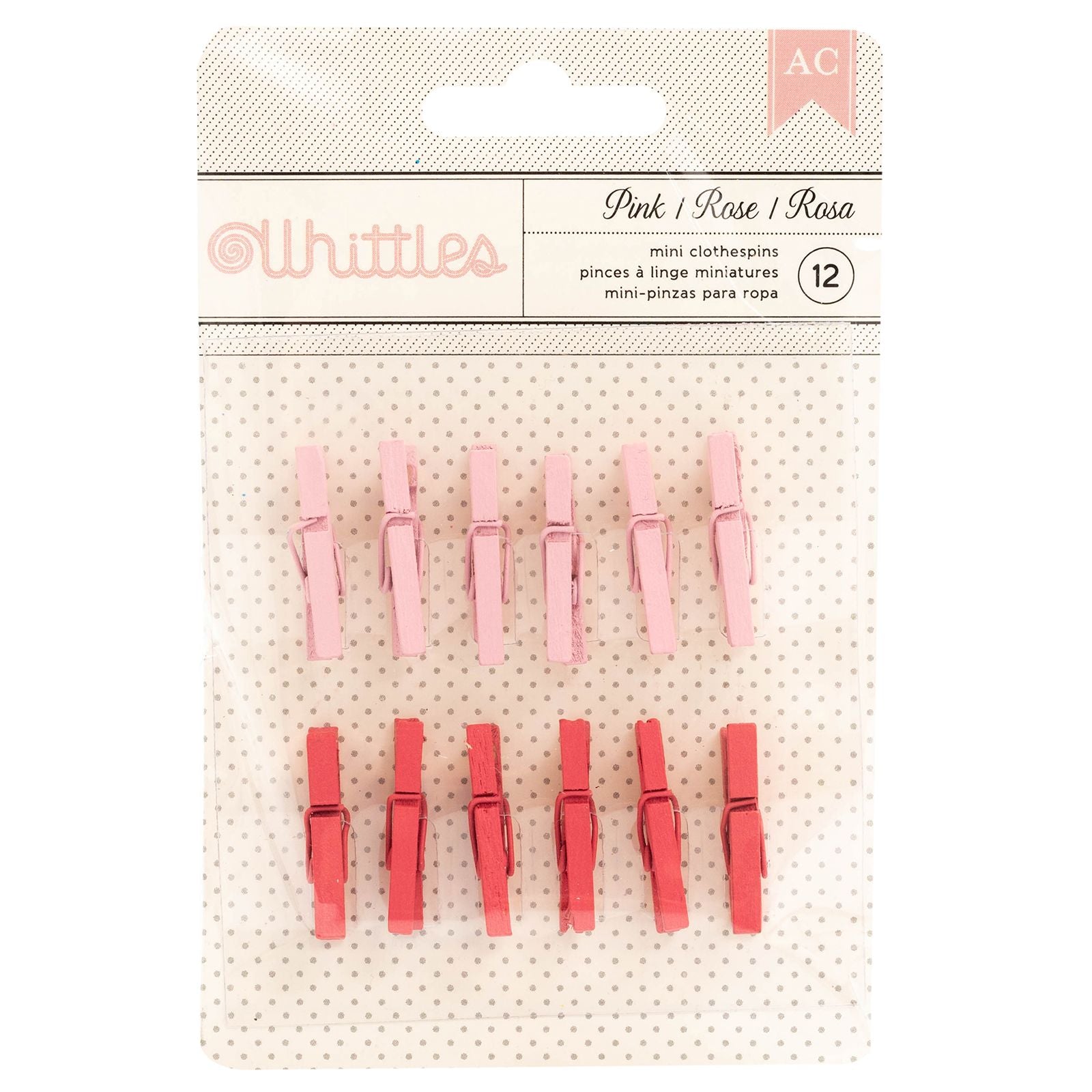 Set de Mini Perritos Rojo Rosado