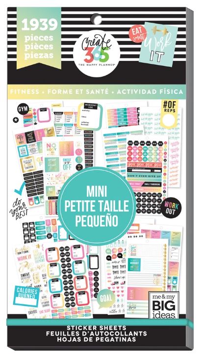 Value Pack Sticker Book - Work it Out - MINI