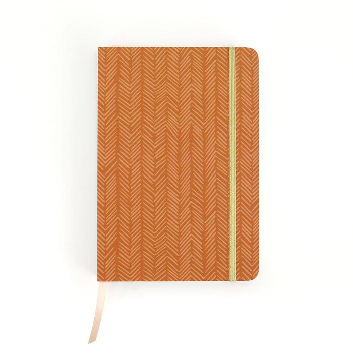 Croquera Rust Herringbone