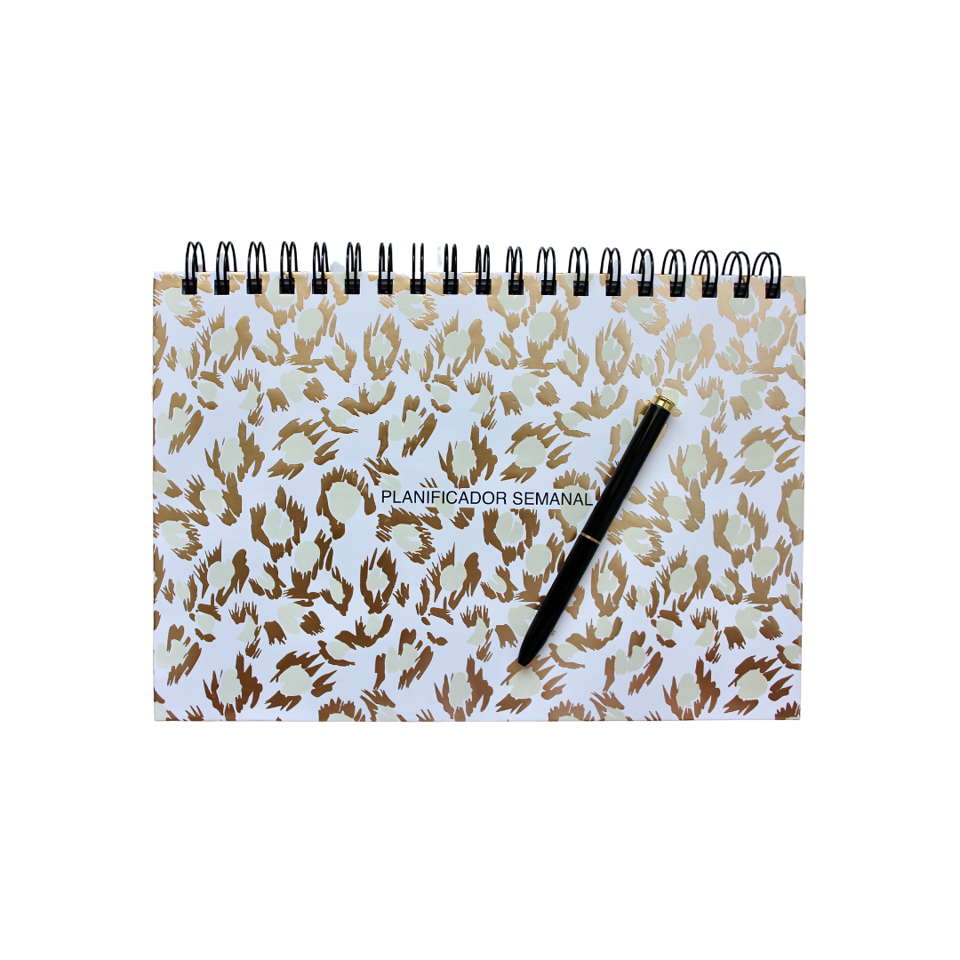 Planificador Semanal Animal Print