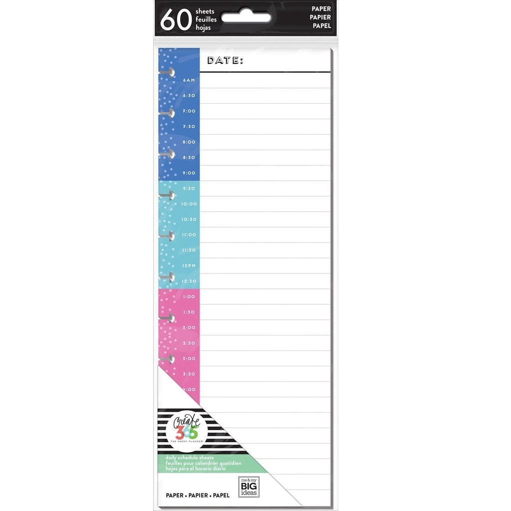 Hojas Big HORARIO DIARIO