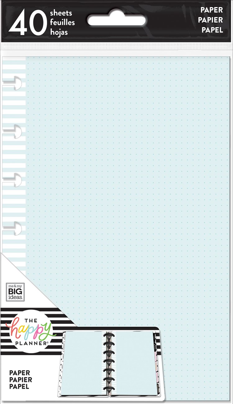 Hojas Mini Note Paper - Colored Dot Grid