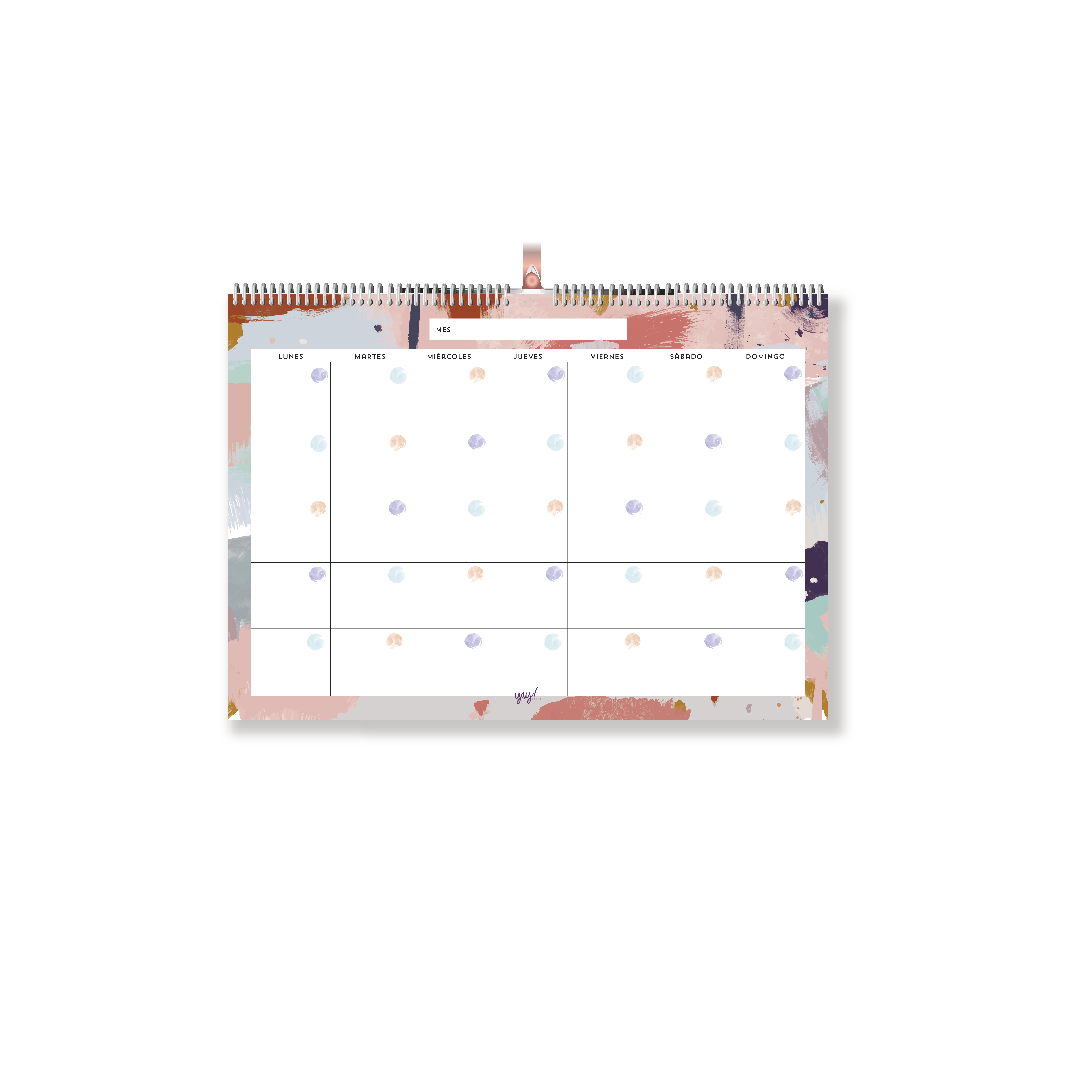 Calendario 35x50cm Acuarela