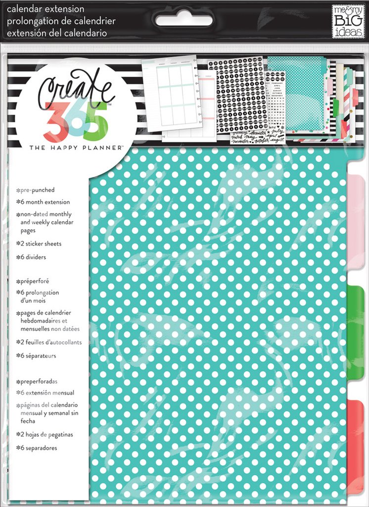 Extensión 6 meses Monthly Sunshine Happy Planner Clásica