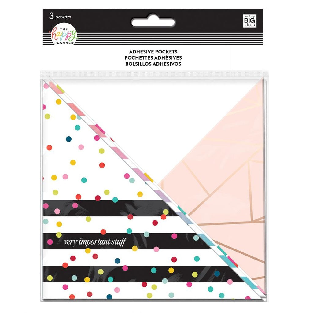Bolsillos autoadhesivos RAINBOW STRIPE