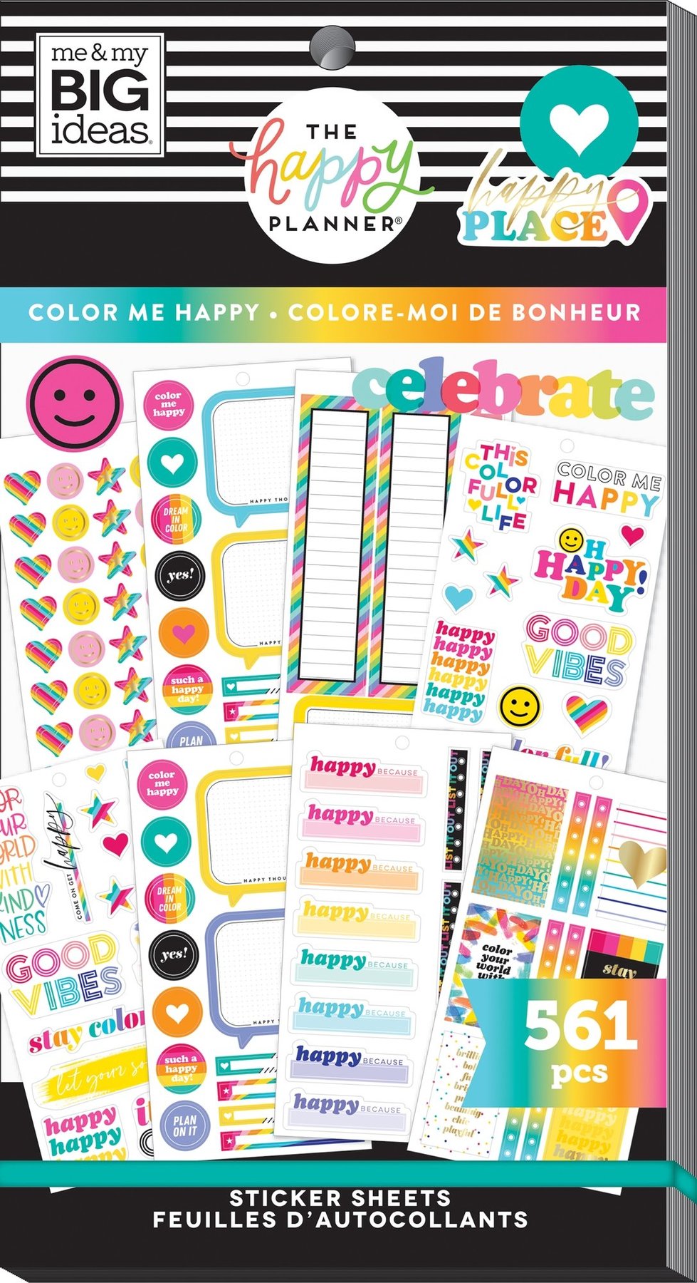 Value Pack Stickers - Color Me Happy