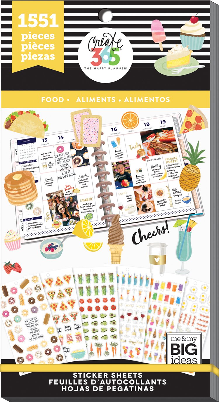 Libreta stickers YUMMY FOOD