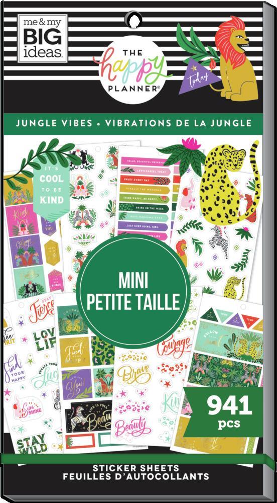 Pack de Stickers Jungle Vibes Mini 30 hojas
