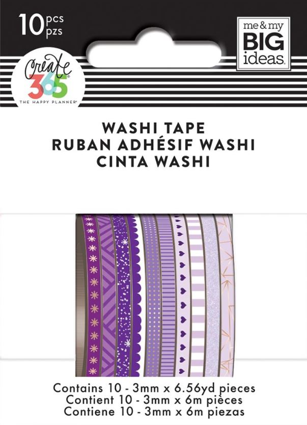 Purple Hues Mini Washi