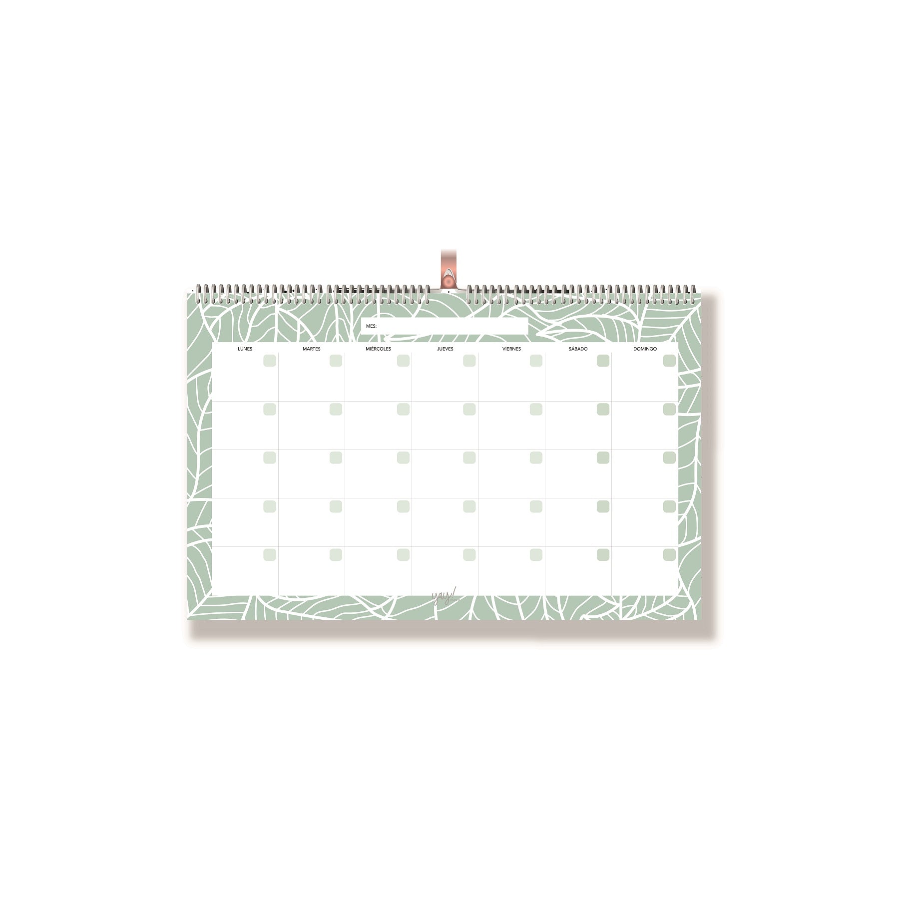 Calendario 35x50cm Hojas