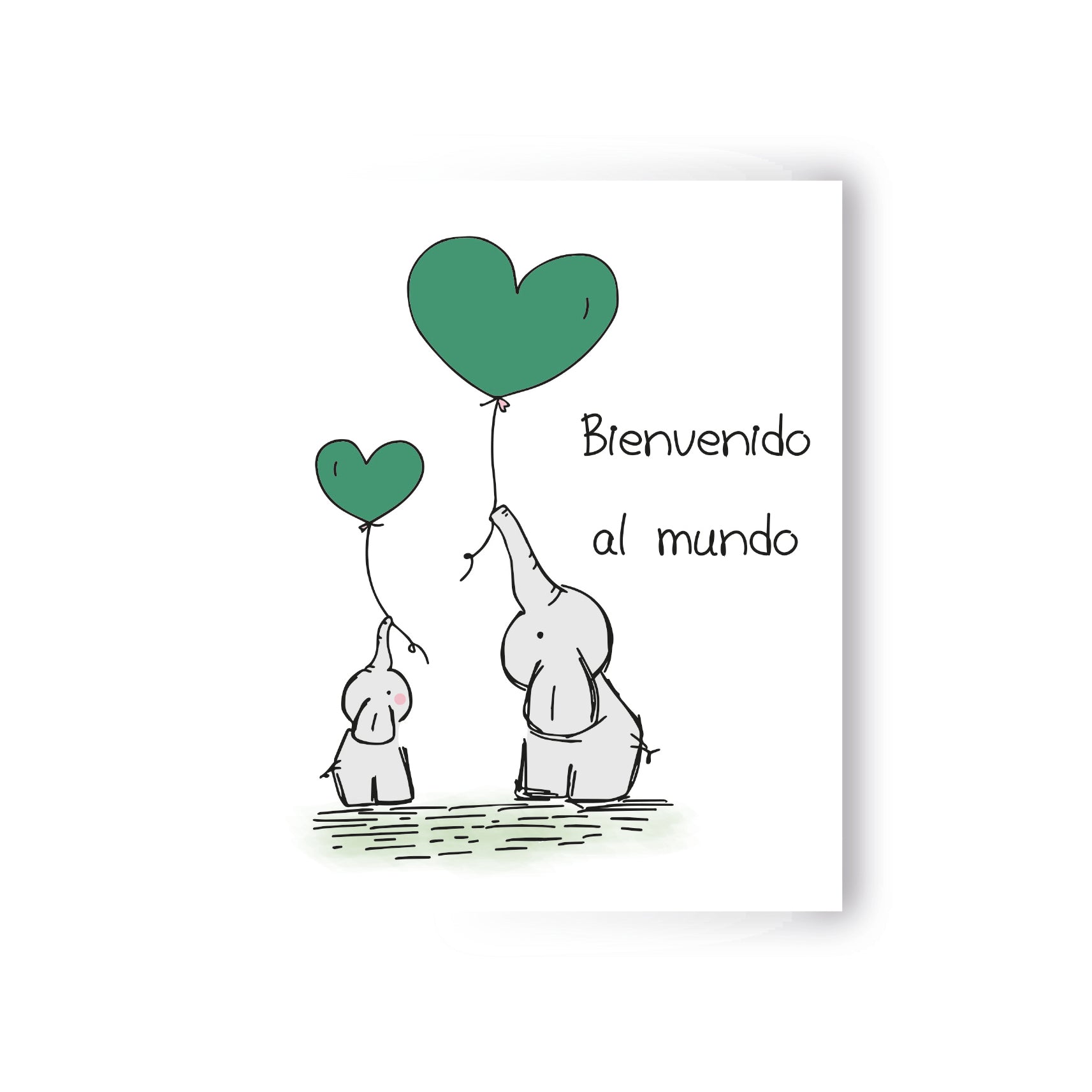 Tarjeta Bienvenido al mundo