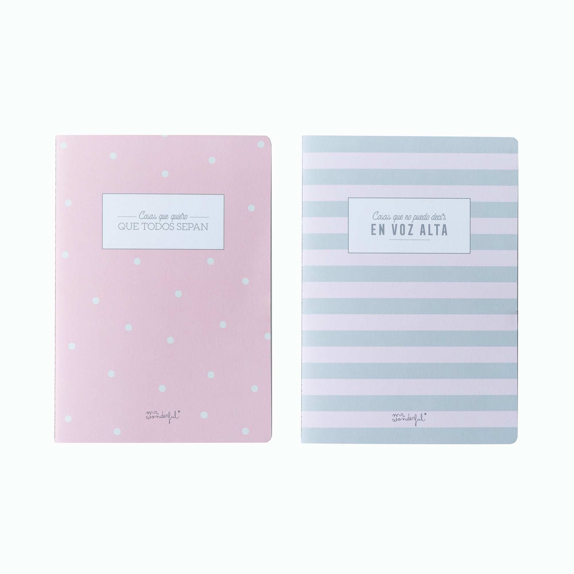 Set de 2 libretas para mentes inquietas