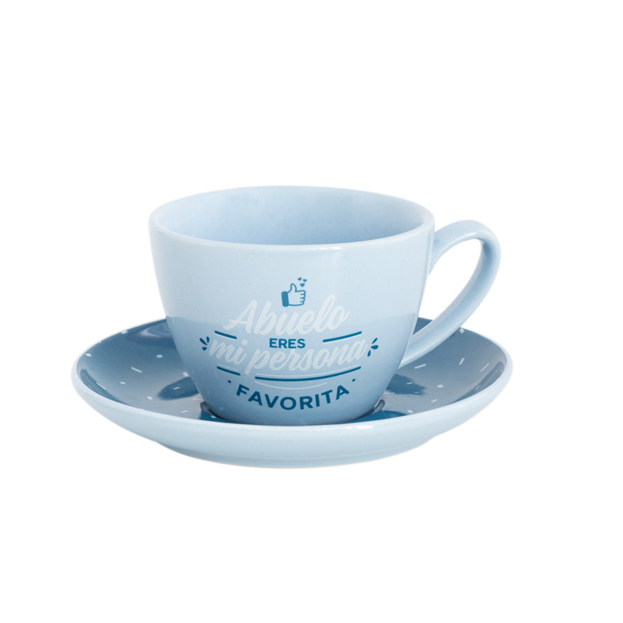 Taza y plato - Abuelo, eres mi persona favorita