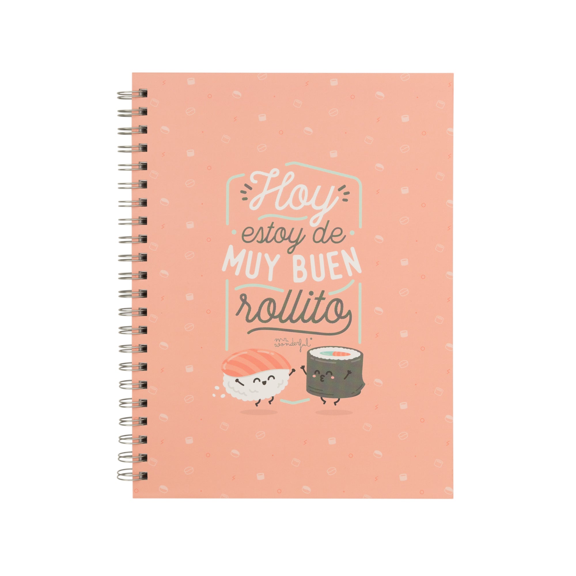 Libreta grande Hoy estoy de muy buen rollito