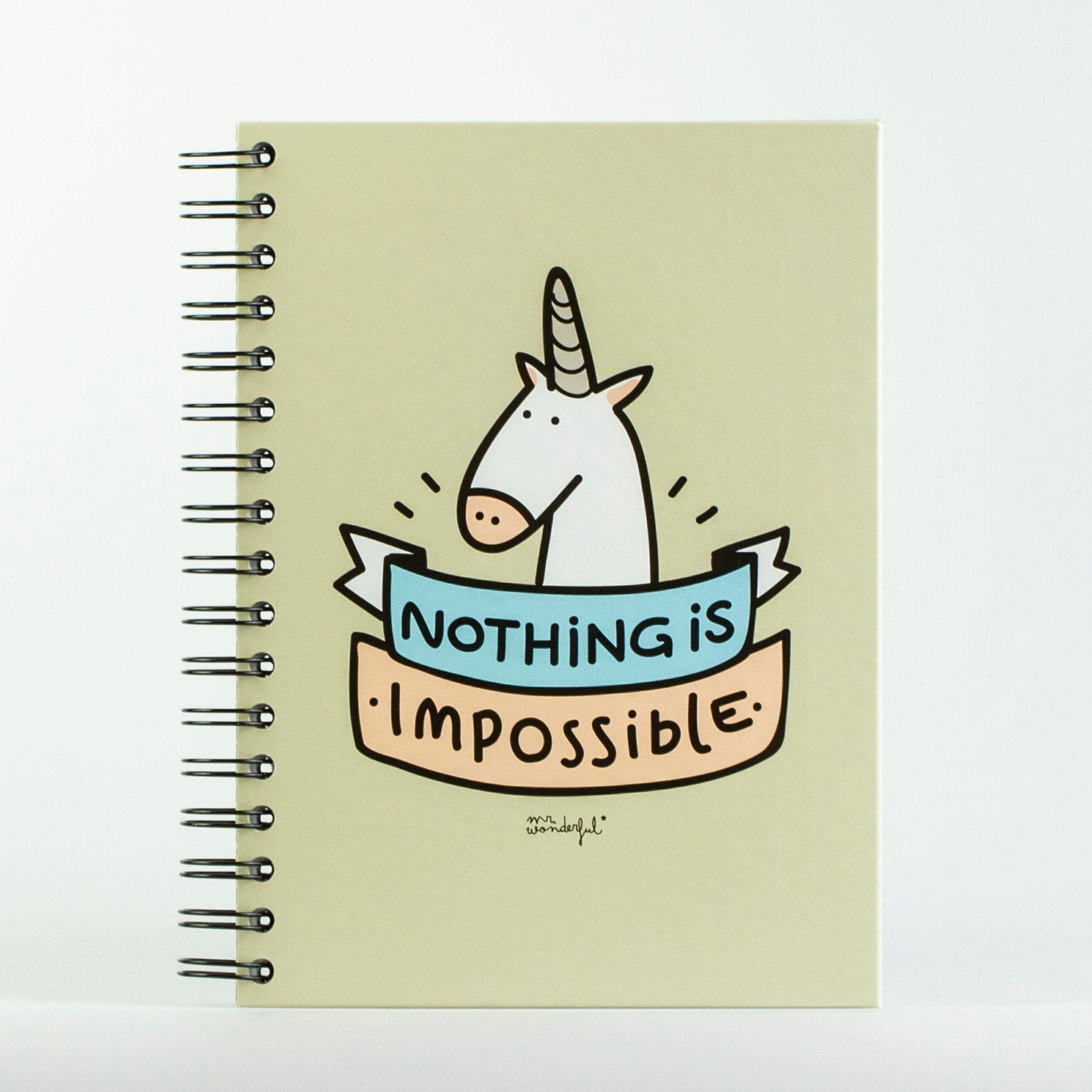 Libreta color Nothing is impossible