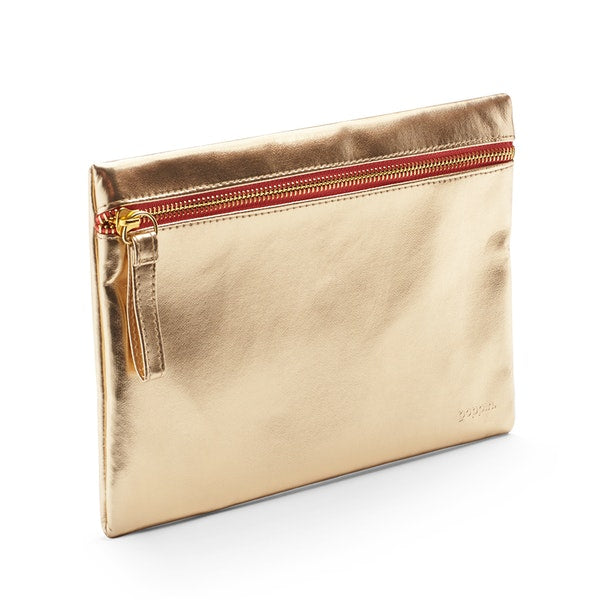 Slim Accessory Pouch, Gold
