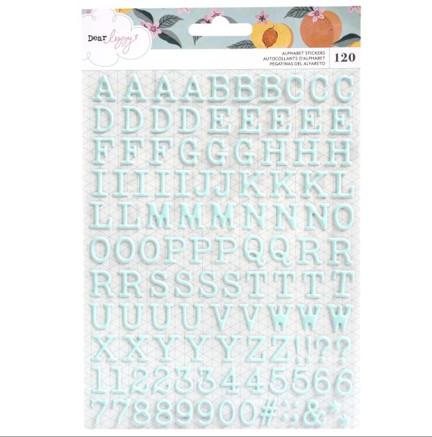 Mini Stickers Alfabeto - It's All Good - Puffy (144 piezas)