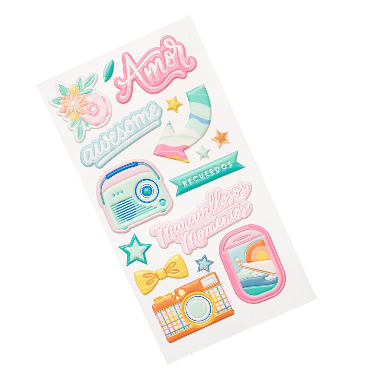 Stickers Buenos Días 16 piezas