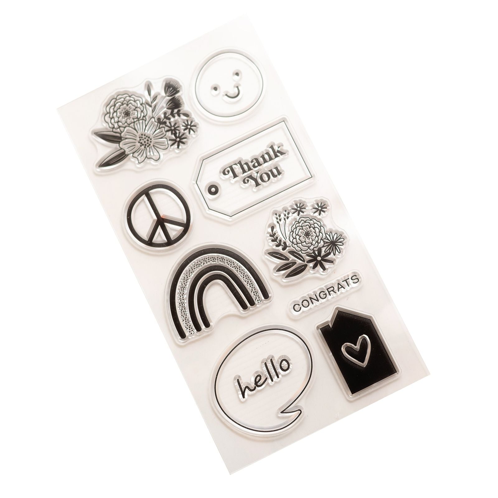 Set de 11 Timbres Acrílicos Reaching Out
