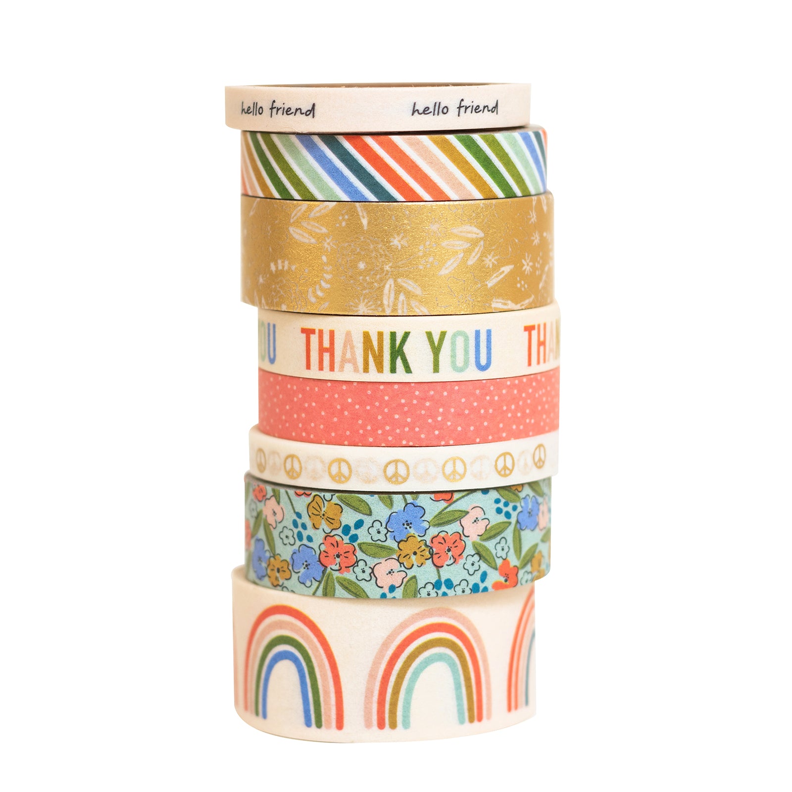 Set de 8 Washi Tape Patrones