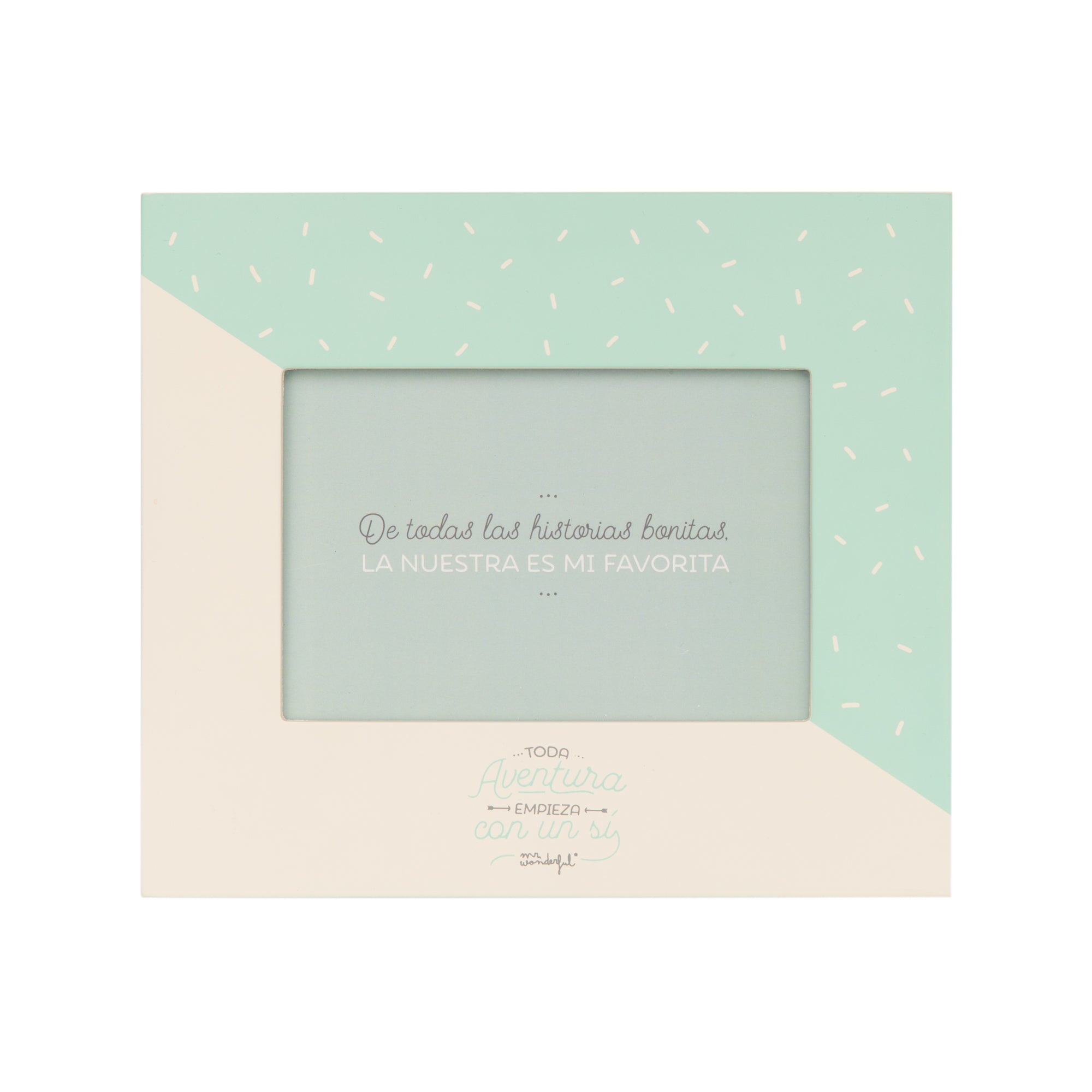 Marco de fotos Toda una aventura empieza con un..