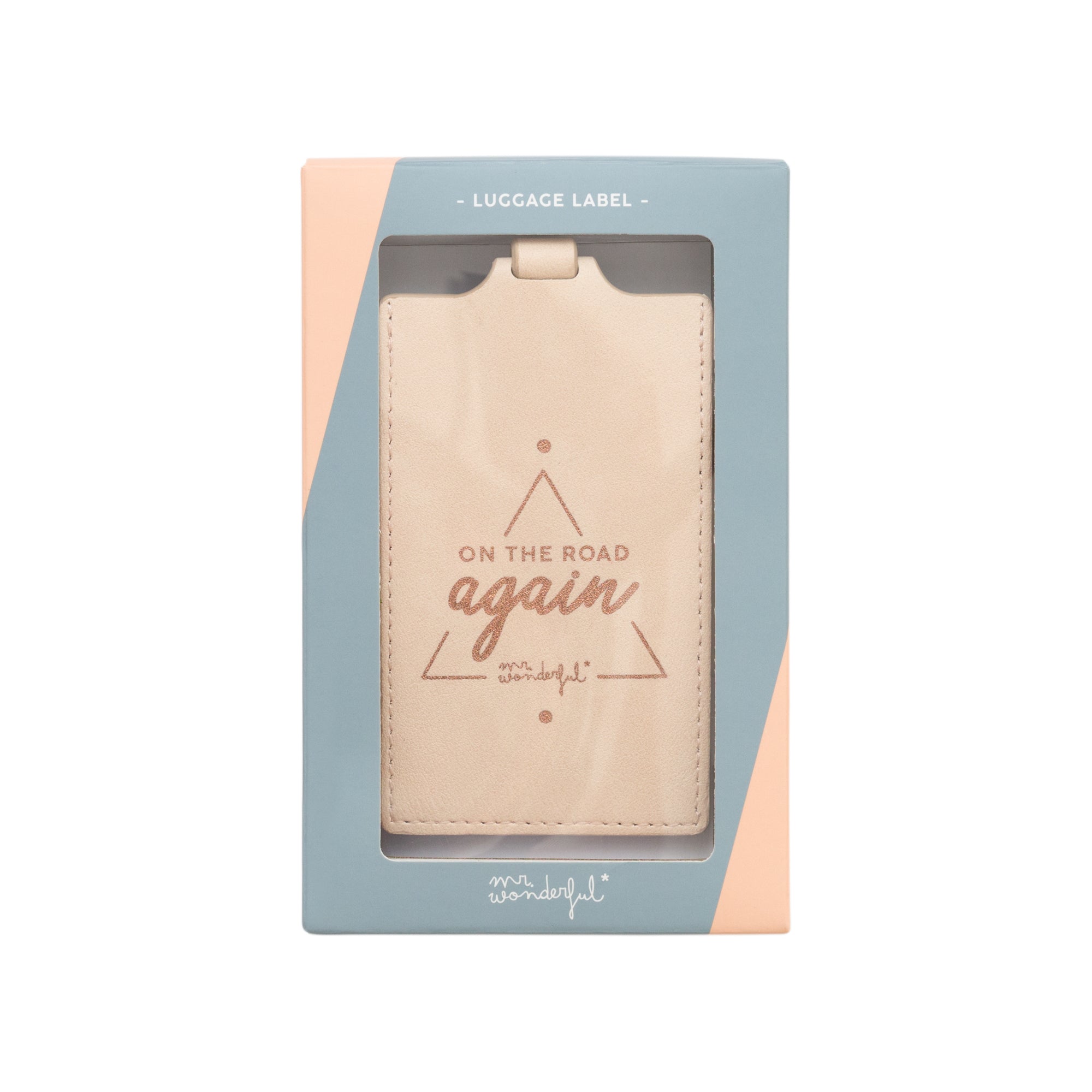 Etiqueta para equipaje On the road again
