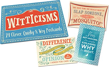 Postcard Book Witticisms