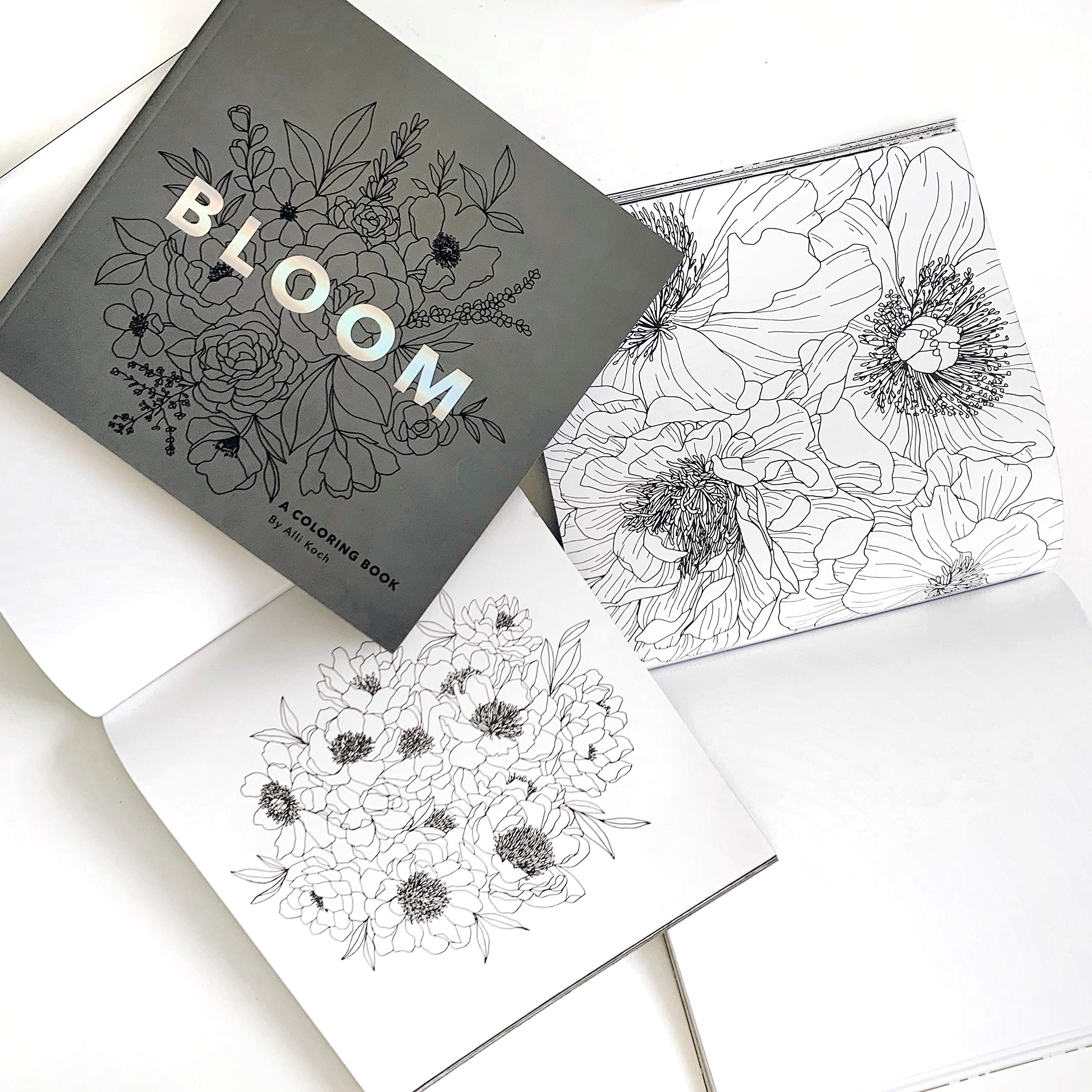 Libro para pintar Bloom