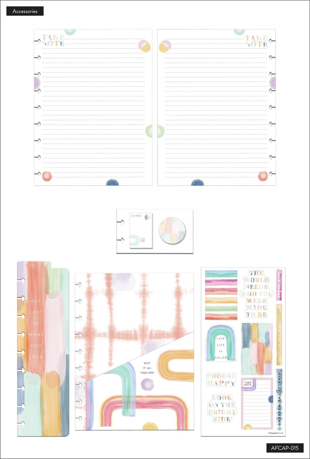 Pack de Accesorios Clásica Painterly Pastels
