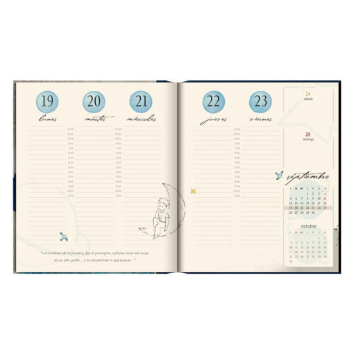 Agenda 2022 Cuaderno Semanal 12M - Principito