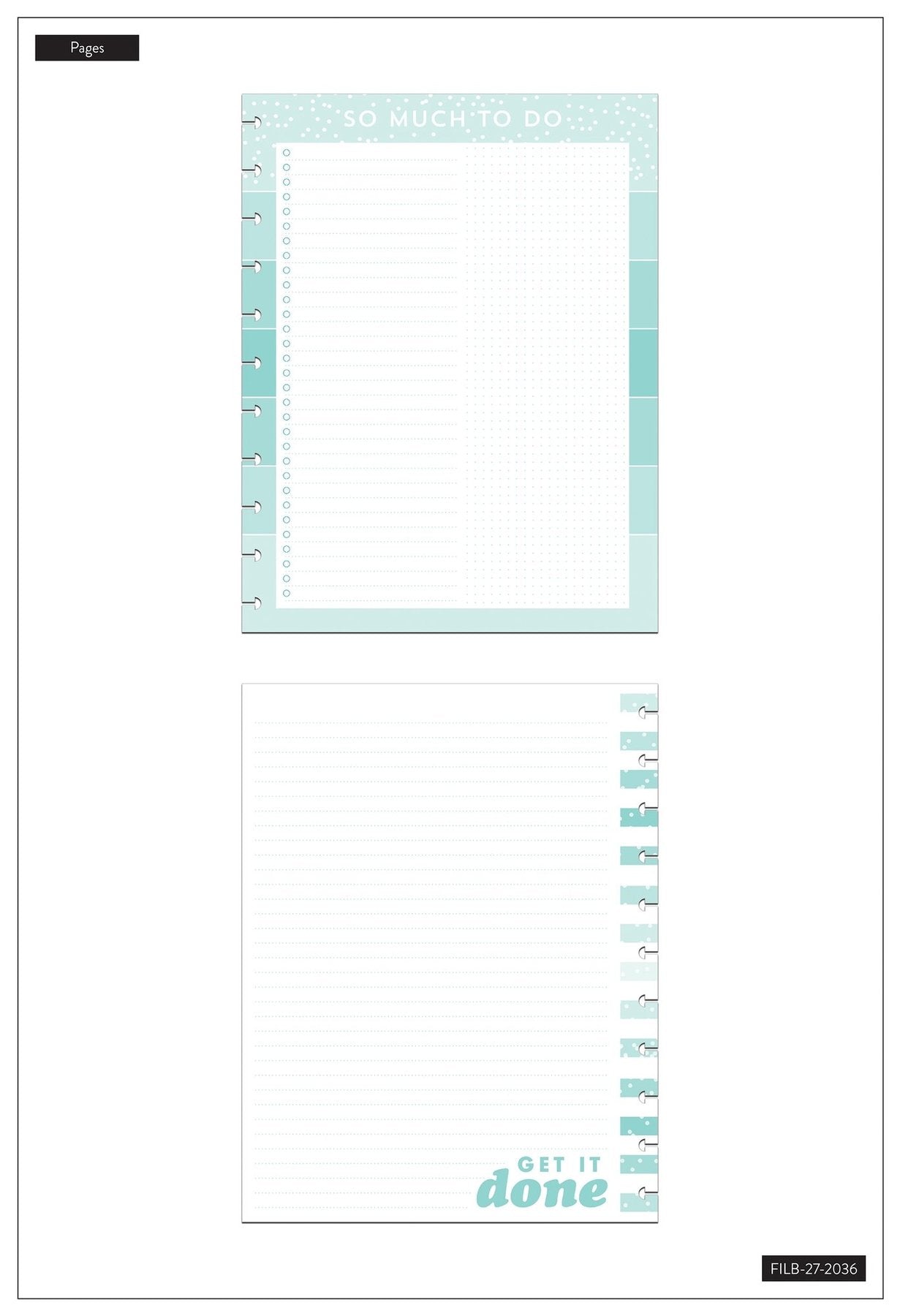 Hojas HP BIG Filler Paper - Color Stripe