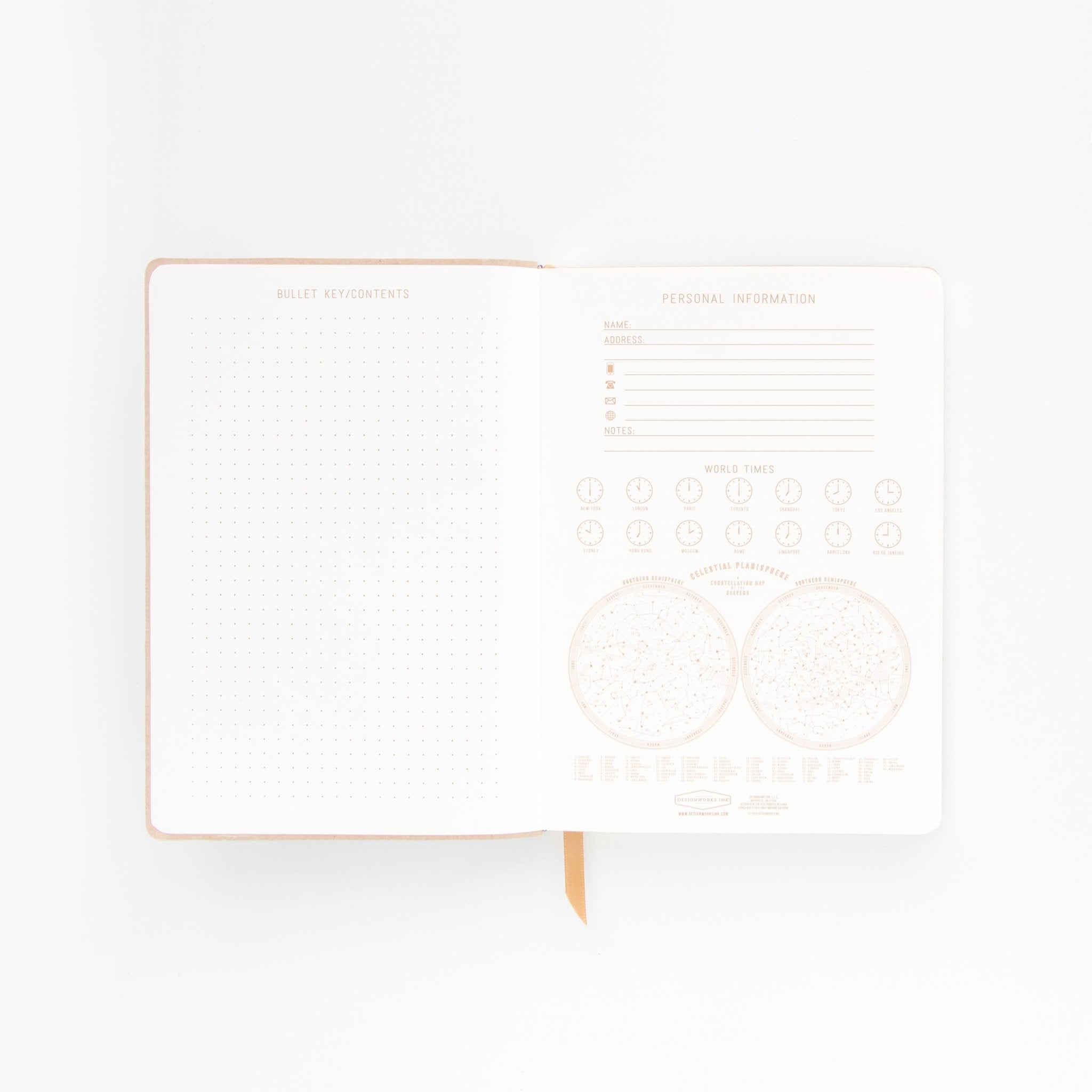 Planner sin fecha Cornflower Blue - Vegan Leather Flex Cover