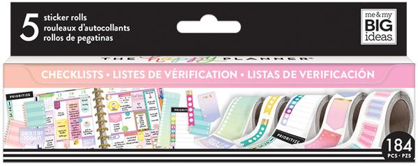 Checklists Sticker Roll