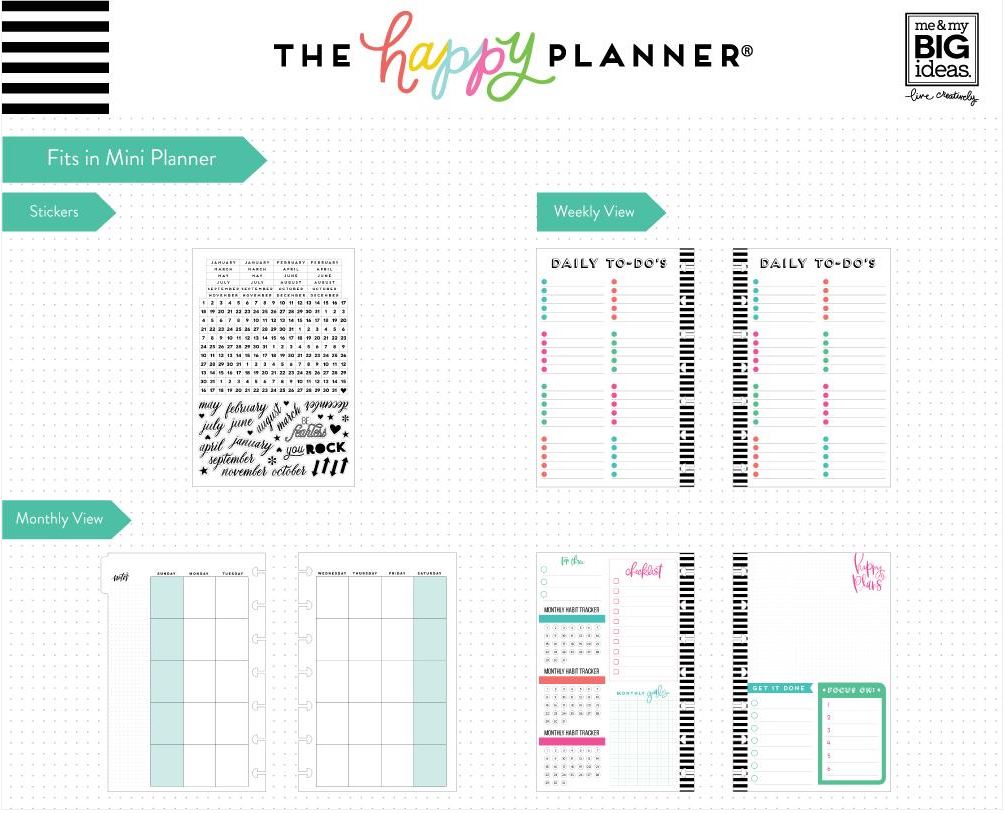 Extensión Mini Happy Planner Rainbow
