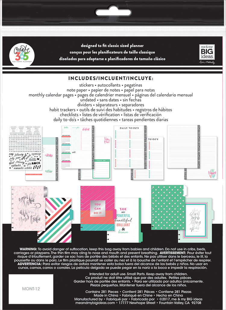 Extensión CLASSIC Happy Planner 6 meses - HOURLY