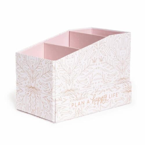 Caja Organizadora Floral Sticker Book