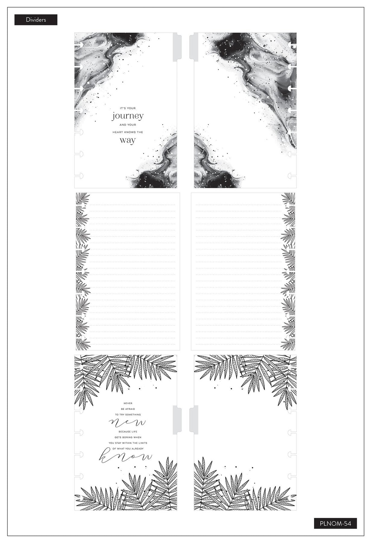 Libreta Mini Happy Planner - Notes & Things Leaves