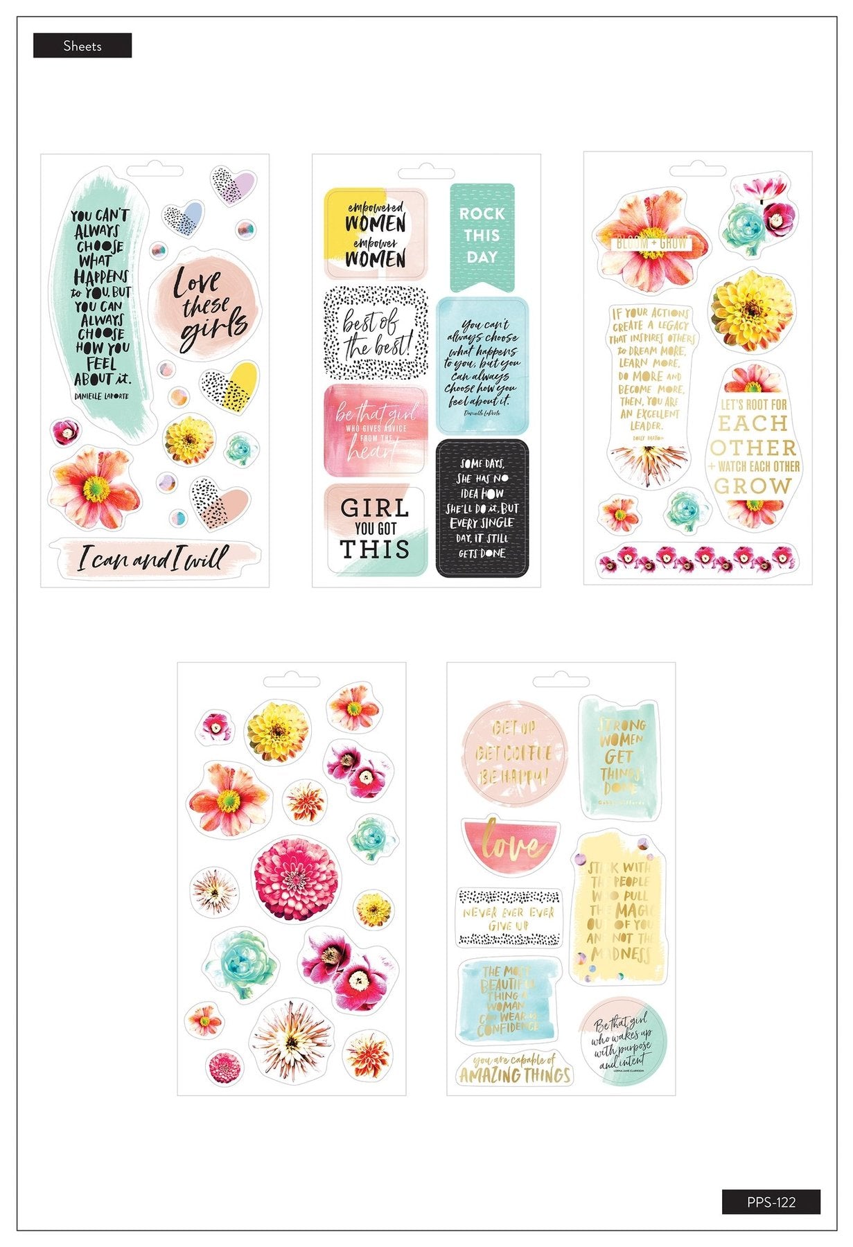 HP Empowering Women 5-Sticker Sheets