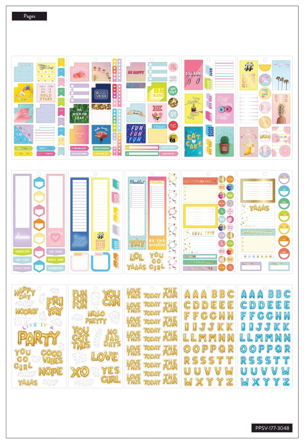 Value Pack Stickers - Life is a Party