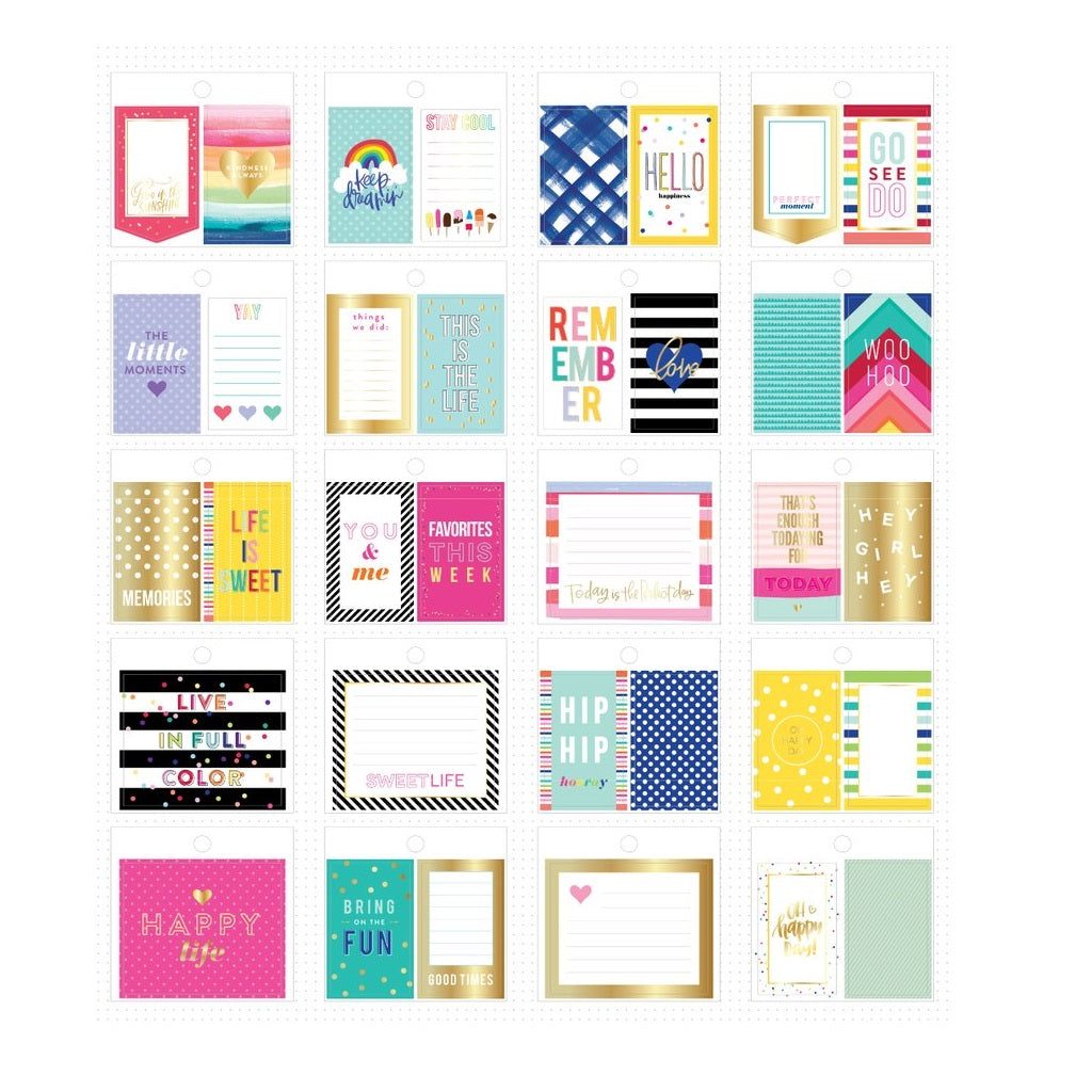 Mini sticker pad BOLD AND BRIGHT