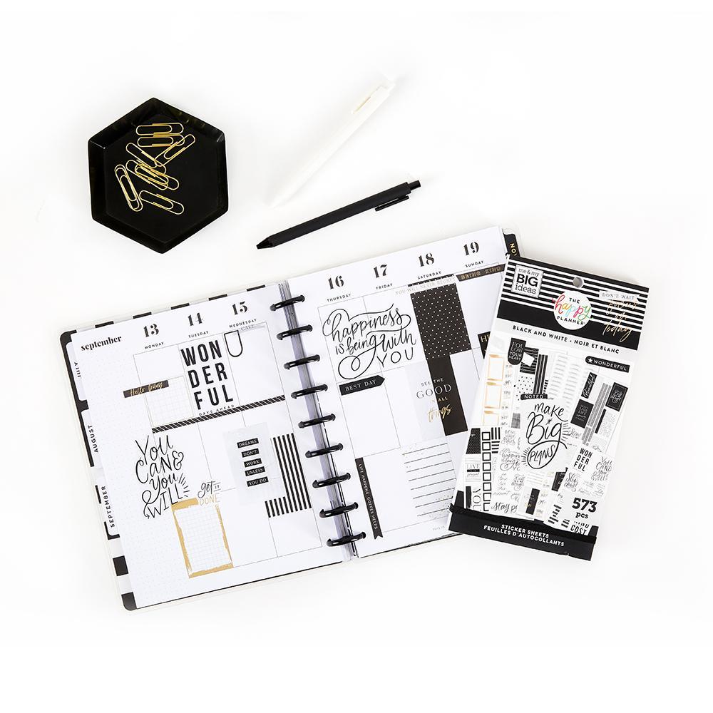 Pack de Stickers Black & White