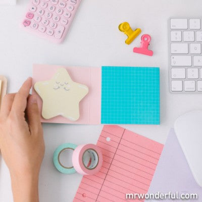 Bloc de notas y notas adhesivas para acordarme