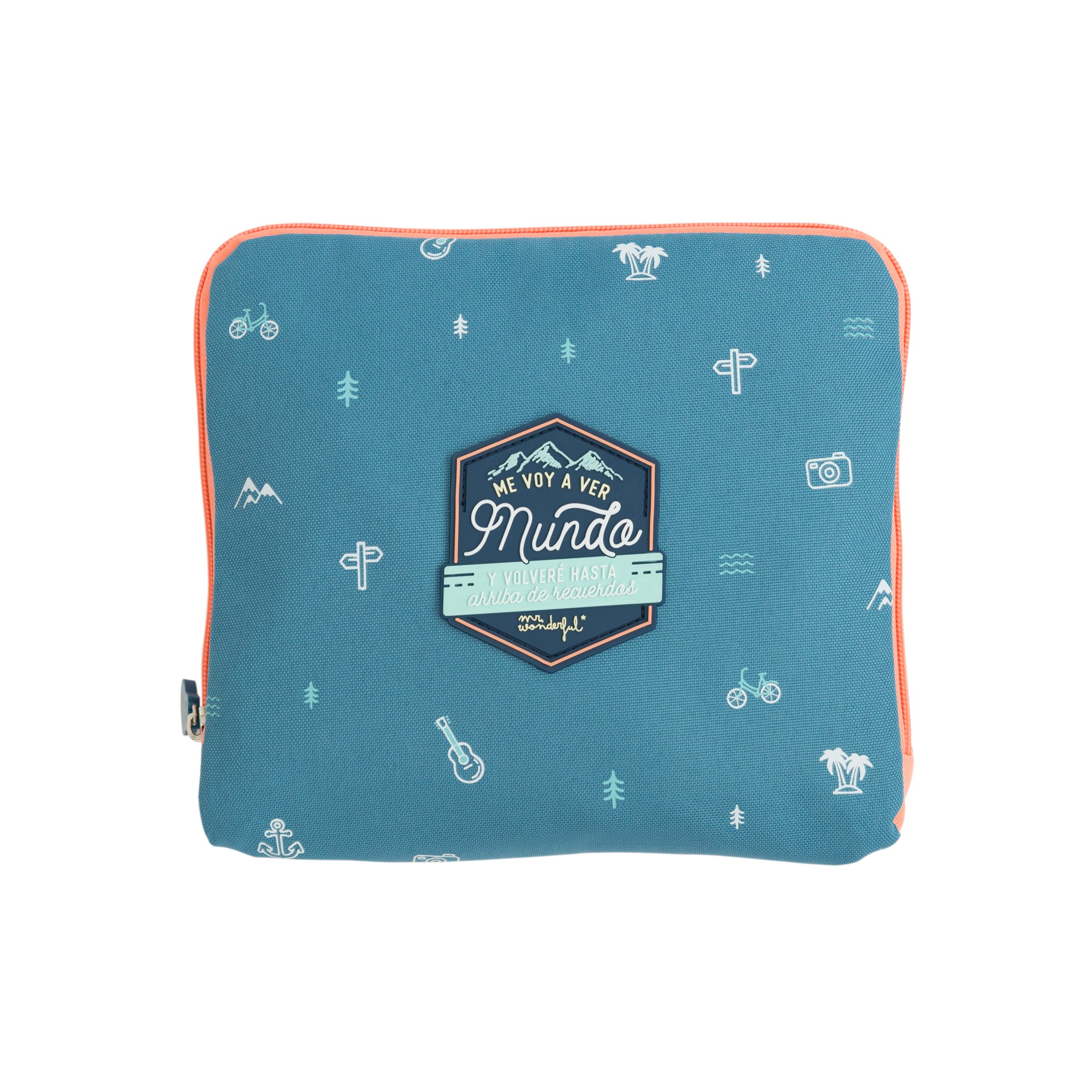 Bolsa Plegable Me voy a ver mundo (y volveré hasta arriba de recuerdos)