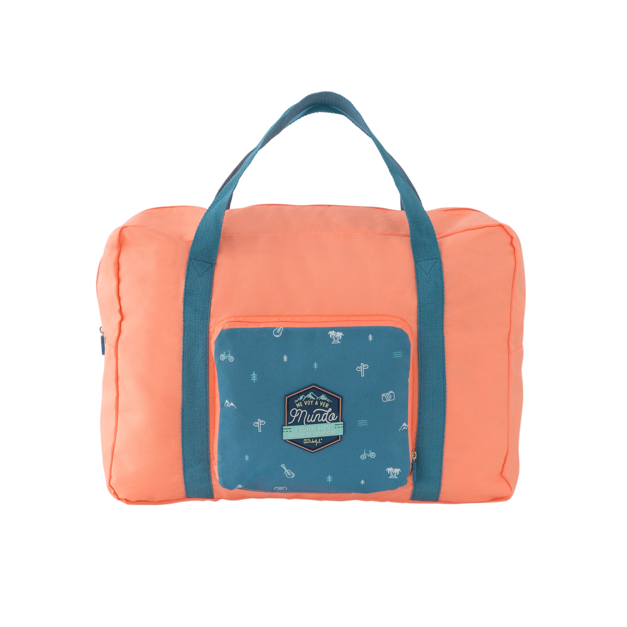 Bolsa Plegable Me voy a ver mundo (y volveré hasta arriba de recuerdos)