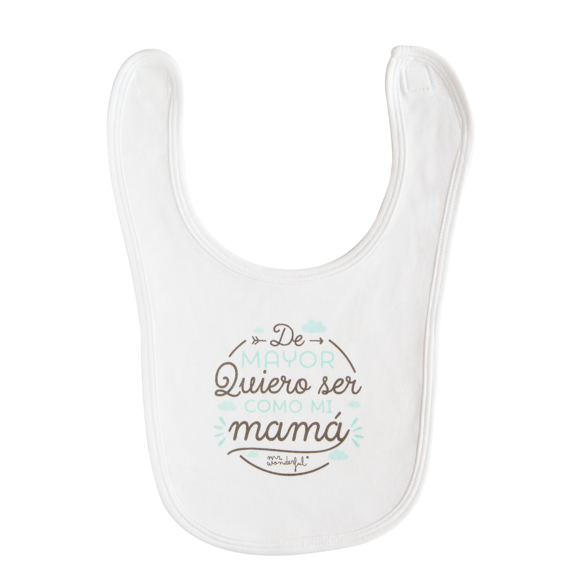 Babero De mayor quiero ser como mi mamá