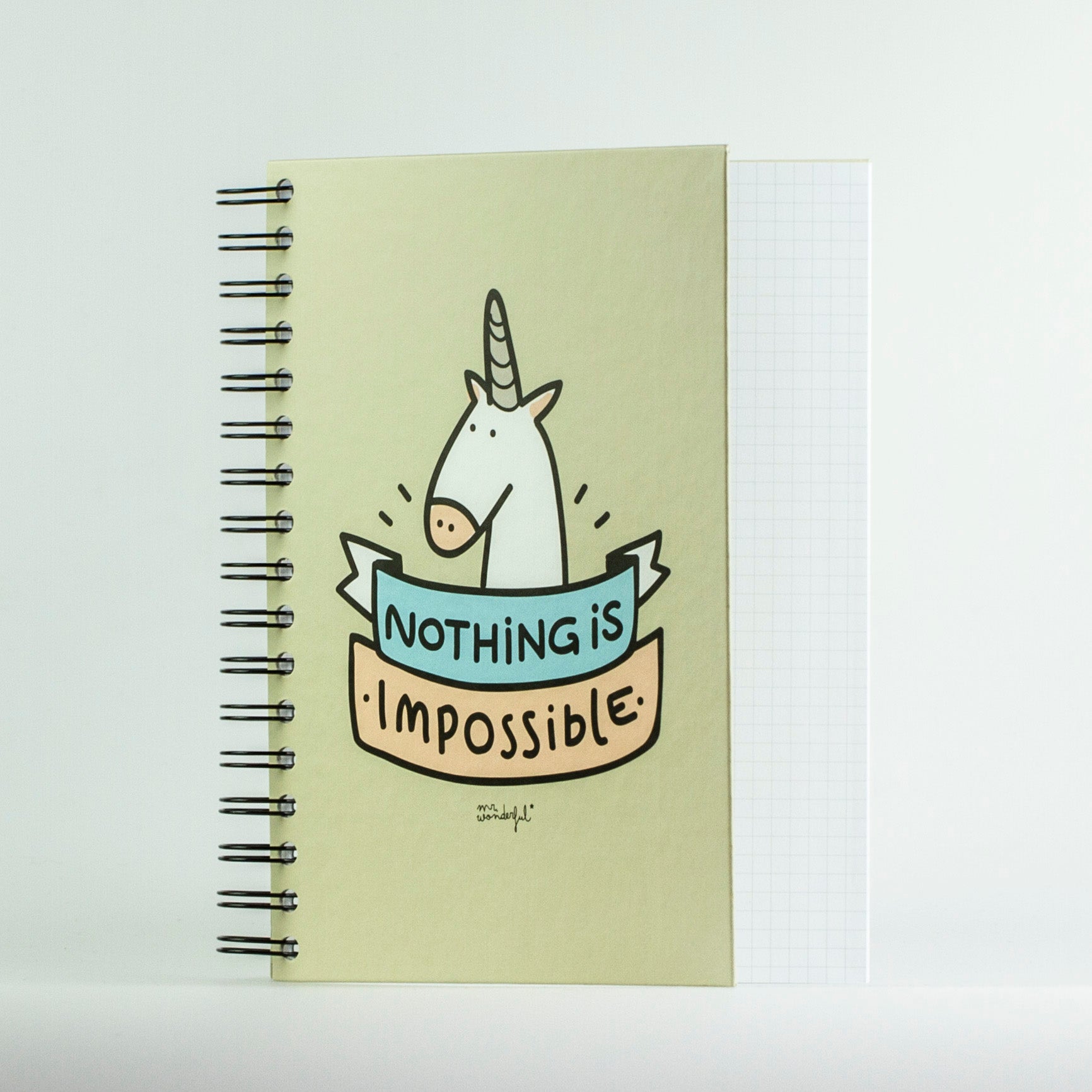 Libreta color Nothing is impossible