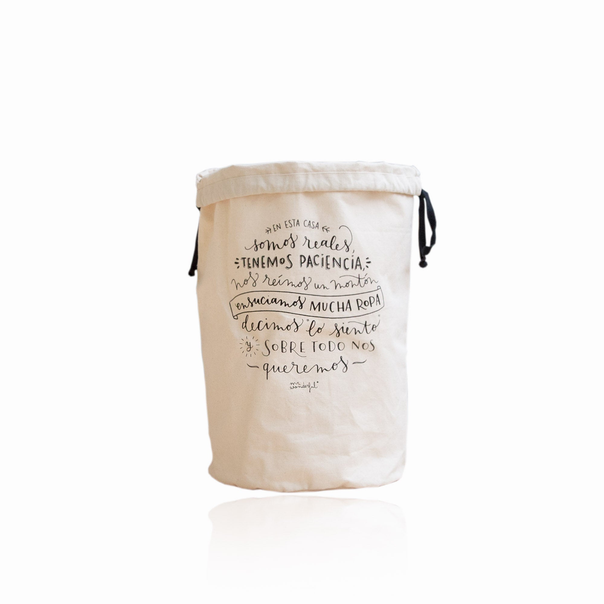 Bolsa para la colada - En esta casa somos realista